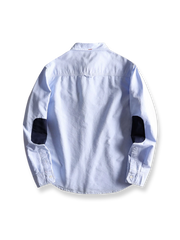 コントラスト パッチ オックスフォードシャツ