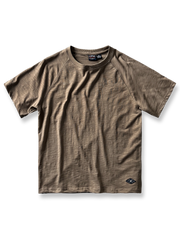 ヴィンテージウォッシュスラブコットン半袖Tシャツ正面図