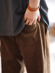 ノンアイロン コーデュロイ シェニールイージー パンツ