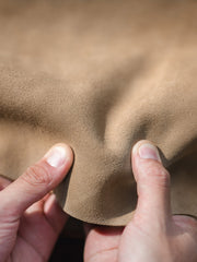 牛革スエード ミッドカット ブーツ