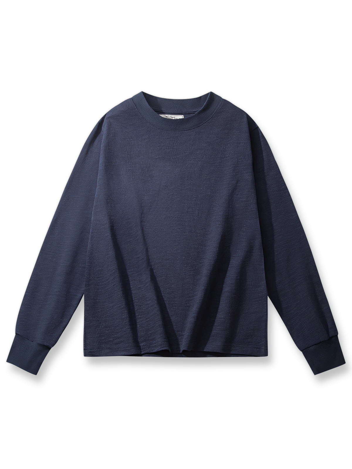 320gヘビーウェイトスラブコットンベーシック長袖Tシャツの全体画像