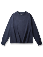 320gヘビーウェイトスラブコットンベーシック長袖Tシャツの全体画像