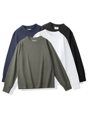 320gヘビーウェイトスラブコットンベーシック長袖Tシャツの全体画像