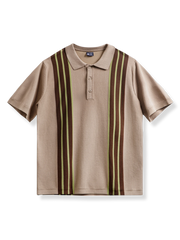 ニットポロボウリングシャツ