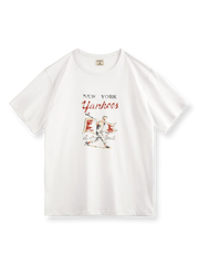 ニューヨーク野球チームロゴ刺繍Tシャツ