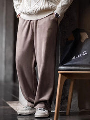 ブラッシュドスエードスウェットパンツ