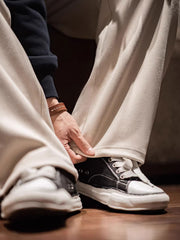 ブラッシュドスエードスウェットパンツ