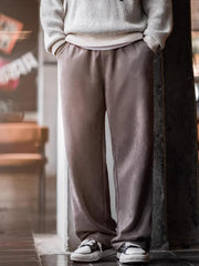 ブラッシュドスエードスウェットパンツ