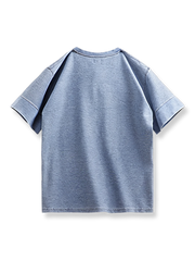 ニットデニム ヘンリーシャツ