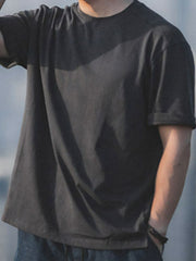 ヘビーウェイト グレーTシャツ