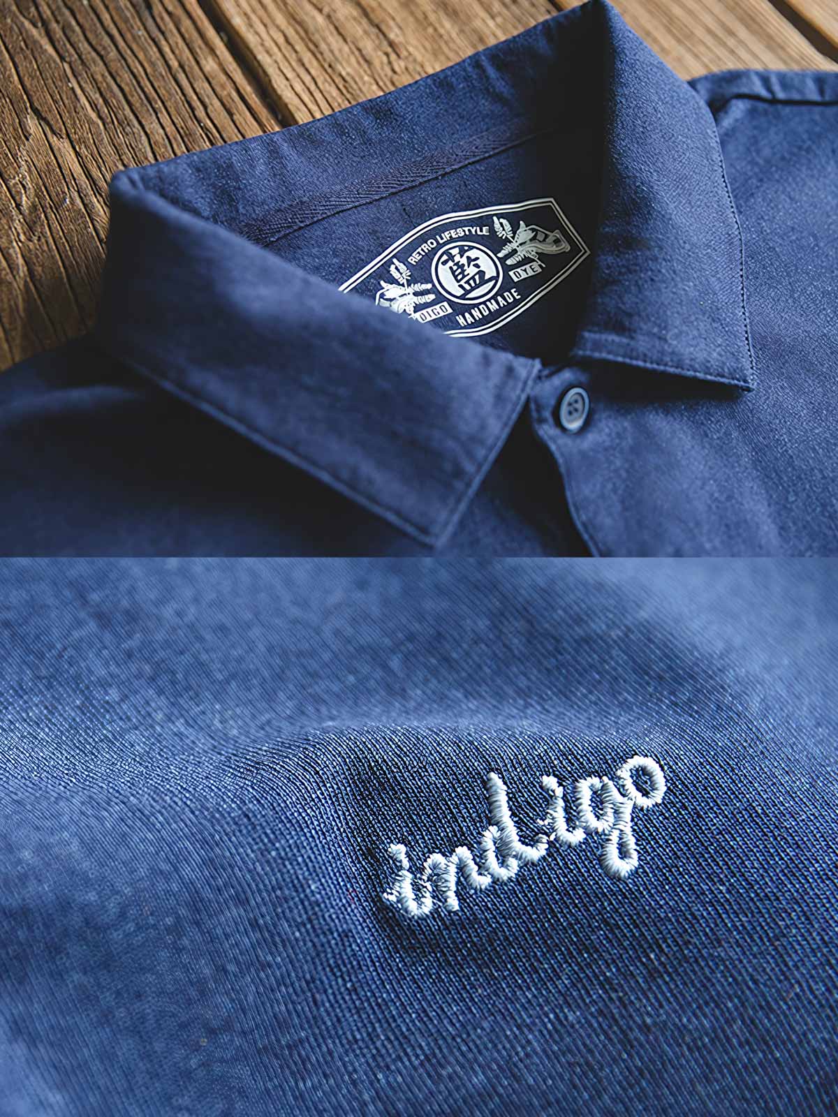 インディゴ染め工芸の詳細図