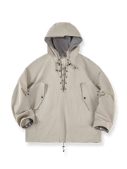 - 製品画像:美式カジュアルフーデッドジャケットの正面図