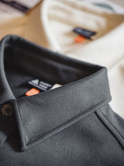 ポリエステル 起毛感 オーバーシャツ