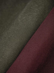 製品画像: デトロイトスタイルのコーデュロイ襟付きハンティングジャケットの平置き写真
詳細画像: コーデュロイ襟とサンダーバードレザーパッチのディテール