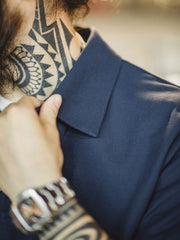 横須賀双龍刺繍ポロシャツ