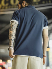 横須賀双龍刺繍ポロシャツ