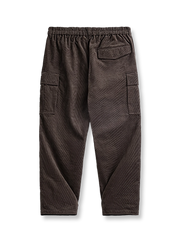 製品画像: ヴィンテージ コーデュロイ アコーディオンプリーツ ワイドストレートワークパンツ メンズ 正面全景
詳細画像: コーデュロイワークパンツのアコーディオンプリーツポケットとリベット、補強されたベルトループのディテール