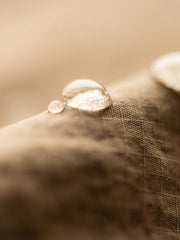 大きめポケットと防水素材の詳細図