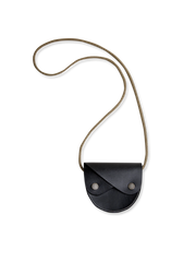 ダブルフラップ 植物タンニン 鞣し革 サドル バッグ