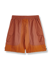 立体的なダブルポケット ナイロンビーチ パンツ