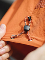 立体的なダブルポケット ナイロンビーチ パンツ