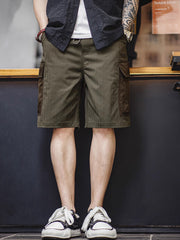 ビッグ ポケット パッチワーク ショーツ