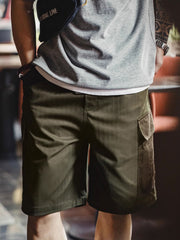 ビッグ ポケット パッチワーク ショーツ