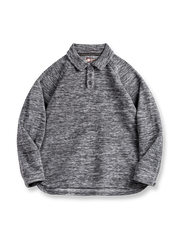 ハーフジップフリーススウェットの全体像