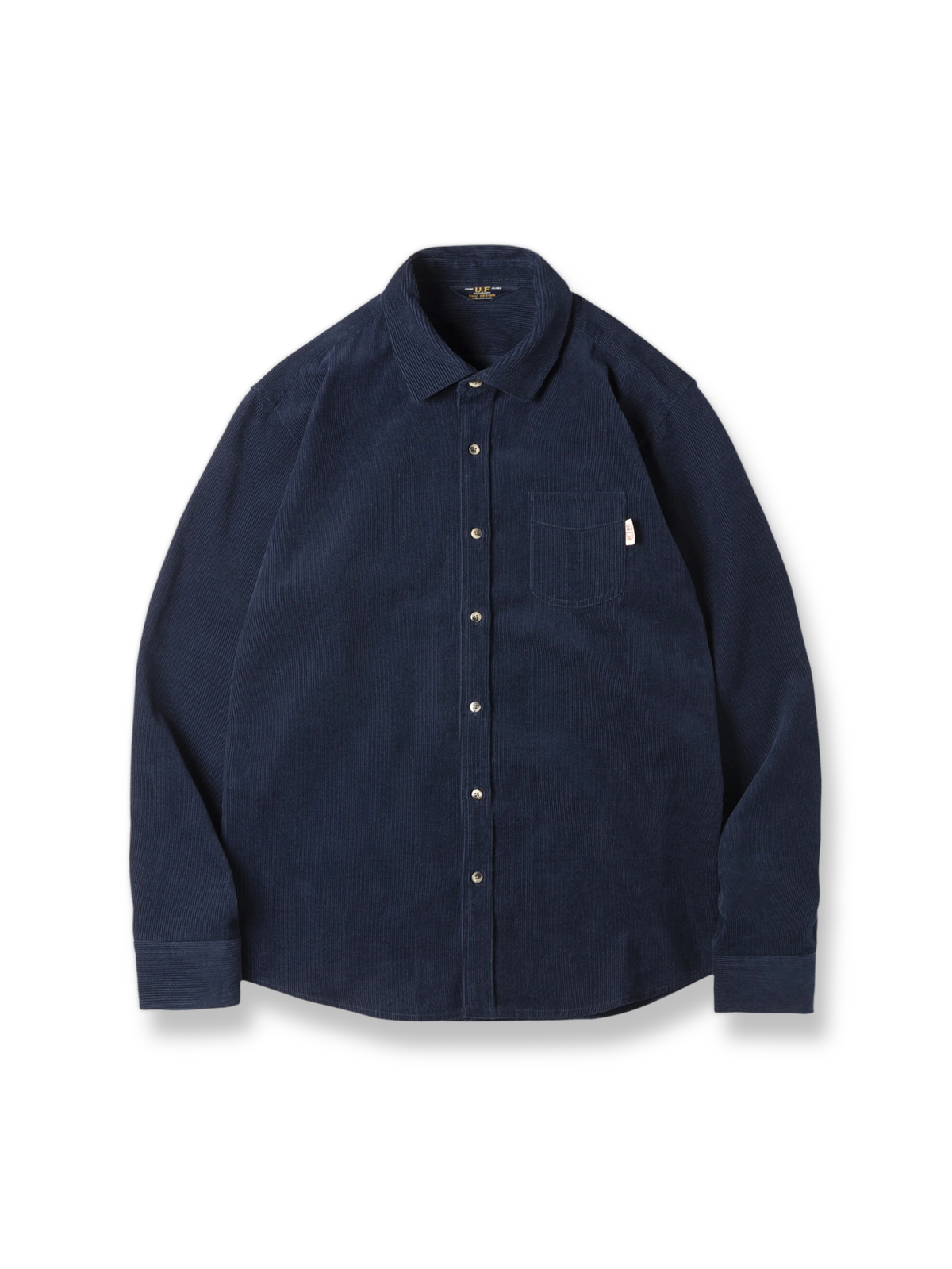 製品画像: ヴィンテージコーデュロイ長袖シャツの全体図