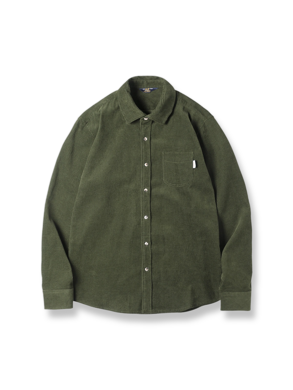製品画像: ヴィンテージコーデュロイ長袖シャツの全体図