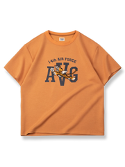 飛虎隊デザイン プリント半袖Tシャツ