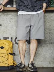 立体チェック ワイドシルエットショーツ