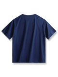 藍染め 古布ポケットTシャツ