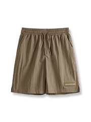 製品画像: 工装風アメリカンカジュアルチェック機能ショーツの全体展示画像