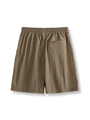 製品画像: 工装風アメリカンカジュアルチェック機能ショーツの全体展示画像