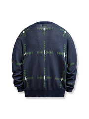 ヴィンテージ 幾何柄ニットセーターの画像