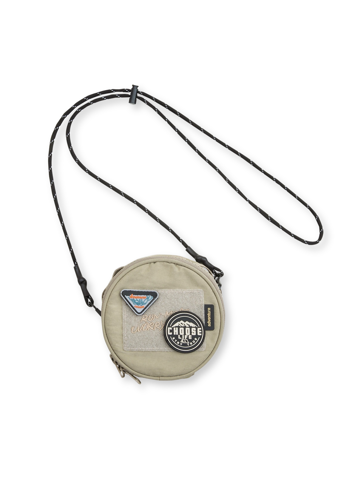 製品画像: アウトドア用ラウンドバッグの正面図