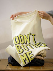 個性的なプリント半袖Tシャツ