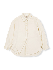 製品画像: フレンチカジュアルドレープカラーシャツの全体像