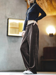 ヴィンテージシェニールストレートワイドパンツ