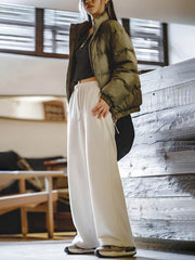 ヴィンテージシェニールストレートワイドパンツ