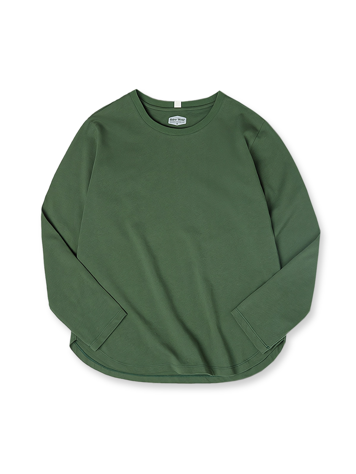 製品画像: ベーシックコットンロングスリーブTシャツの正面図