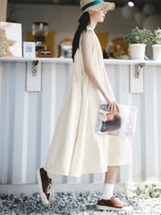 ノースリーブリゾートワンピース