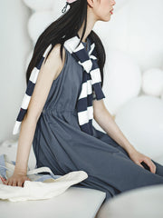 ノースリーブリゾートワンピース