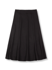 ハイウエストピンクフレアスカート