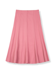 製品画像:ピンクフレアスカートの正面図