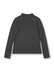 製品画像:美式カジュアルな半高領縦縞スリムフィットインナーの正面図