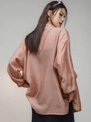 フレンチピンクライトウェイトシャツ