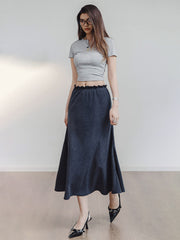 ピーチスキン ハイウエストマーメイドスカート