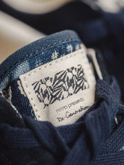 BOROパッチワークキャンバスシューズ